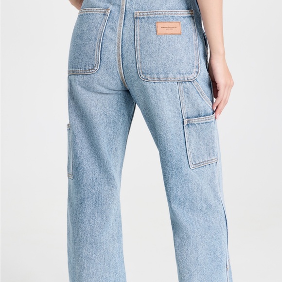 Alexander Wang Light Blue Straight Leg Jeans - Picture 4 of 9